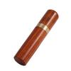 Wood Toothpick Holder Capsule Case Portable Natural Craft Outdoor Use (Rosewood)