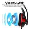 V3 3.5mm Wired Gaming Headset Noise Canceling E-Sports Earphone Over Ear Headphones 50mm Dynamic Coil Speaker Automatic Noise Reduction 3.5mm + USB In