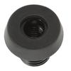 Billiard Cue Bumper Aluminum Alloy Plastic Billiard Bottom Plug Protector Case Cover for Pool Cue Stick Black