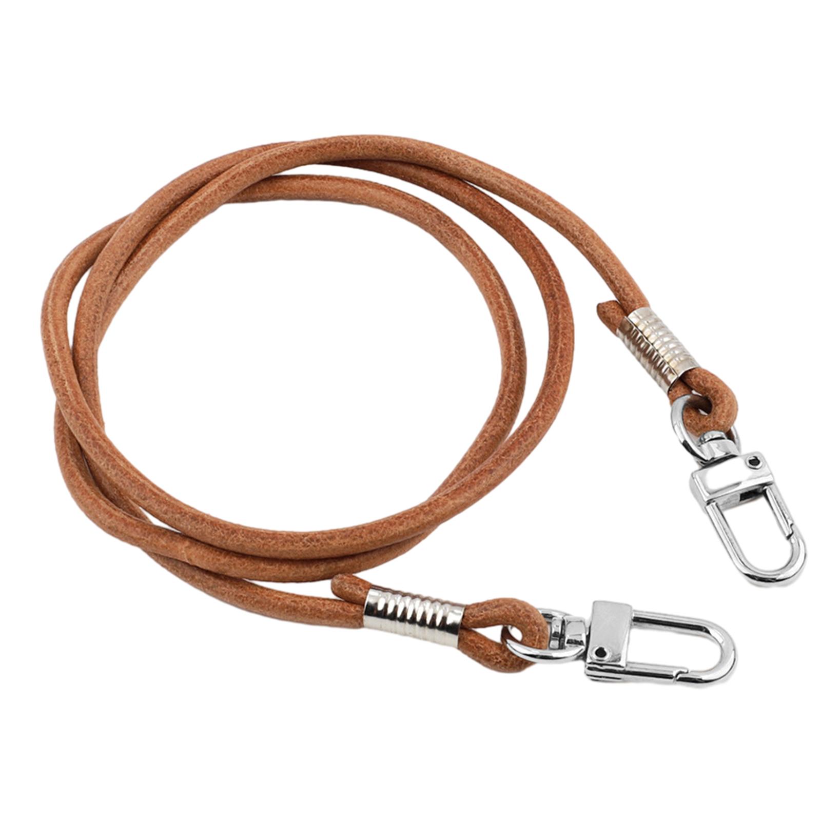 4 мм плечевой ремень 15/23/31/47 дюймов круглый ремень для сумки-ведра с пряжкой — фото 12