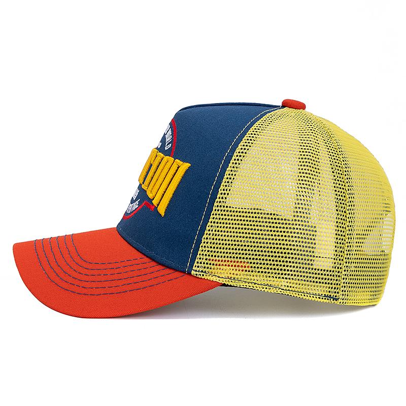 Hot Sale Unisex Baseball Cap Classic STATION Letter Pattern Mesh Cap Men & Women Breathable Summer High Quality Trucker Hat