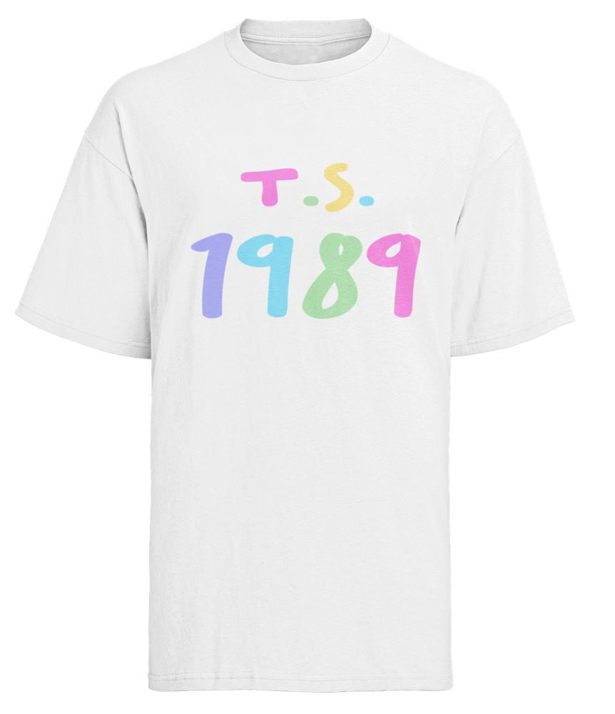 

Bio Baumwolle Damen T-Shirt Oversize Swiftie for Fans Music Pop Konzert M