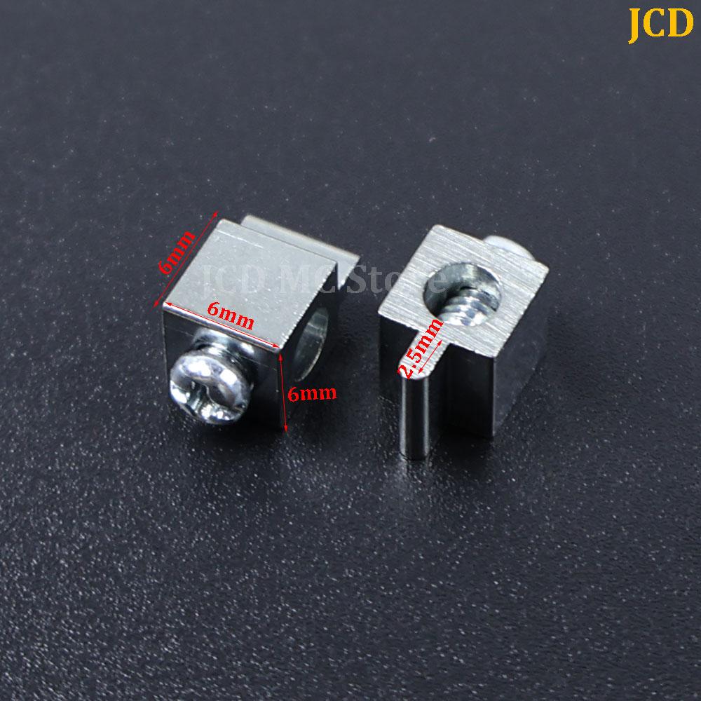 5-20PCS 15A 20A DC Terminals Through Hole High Current PCB Screw Copper Square Solder Board Drive Power Wire Terminal Connector