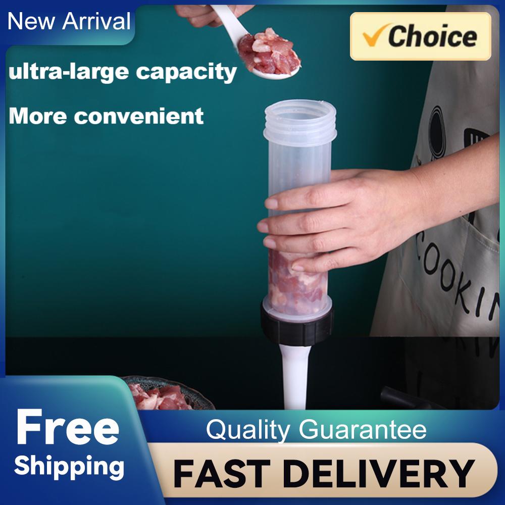 

Manual Homemade Sausage Stuffer with 3 Filling Nozzles Sausage Stuffer Gadget for Making Different Sizes of Sausages China Mainland