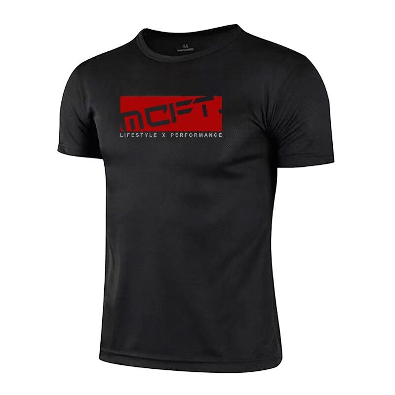 Muscleguys Mesh Çabuk kuruyan O-Boyun Grafik Baskılı Erkek Spor Salonu Spor Fitness Vücut Geliştirme Basketbol Yaz hoş tişört