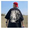 American Fashion Cotton Short-sleeved T-shirt Men's Summer T-shirt Loose Half-sleeve Teenage Top Clothes