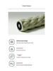 Hata Foam Roller: Yoga & Massage Tool for Home or Club - Professional Fitness Muscle Fascia Relaxation Roller.