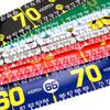 51in Fishing Tape Measure Adhesive Ruler Portable Fish Measurement Tool for Anglers Waterproof Soft Fish Measuring Tape