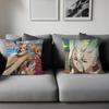I-Ishigami Senku Cartoon Cushion Cover 30x50 Polyester Sofa Cushions Decorative Throw Pillows Home Decoration Pillowcover