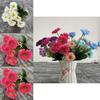 Elegant Silk Daisy Artificial Flower For Living Room Table Centerpiece Styling