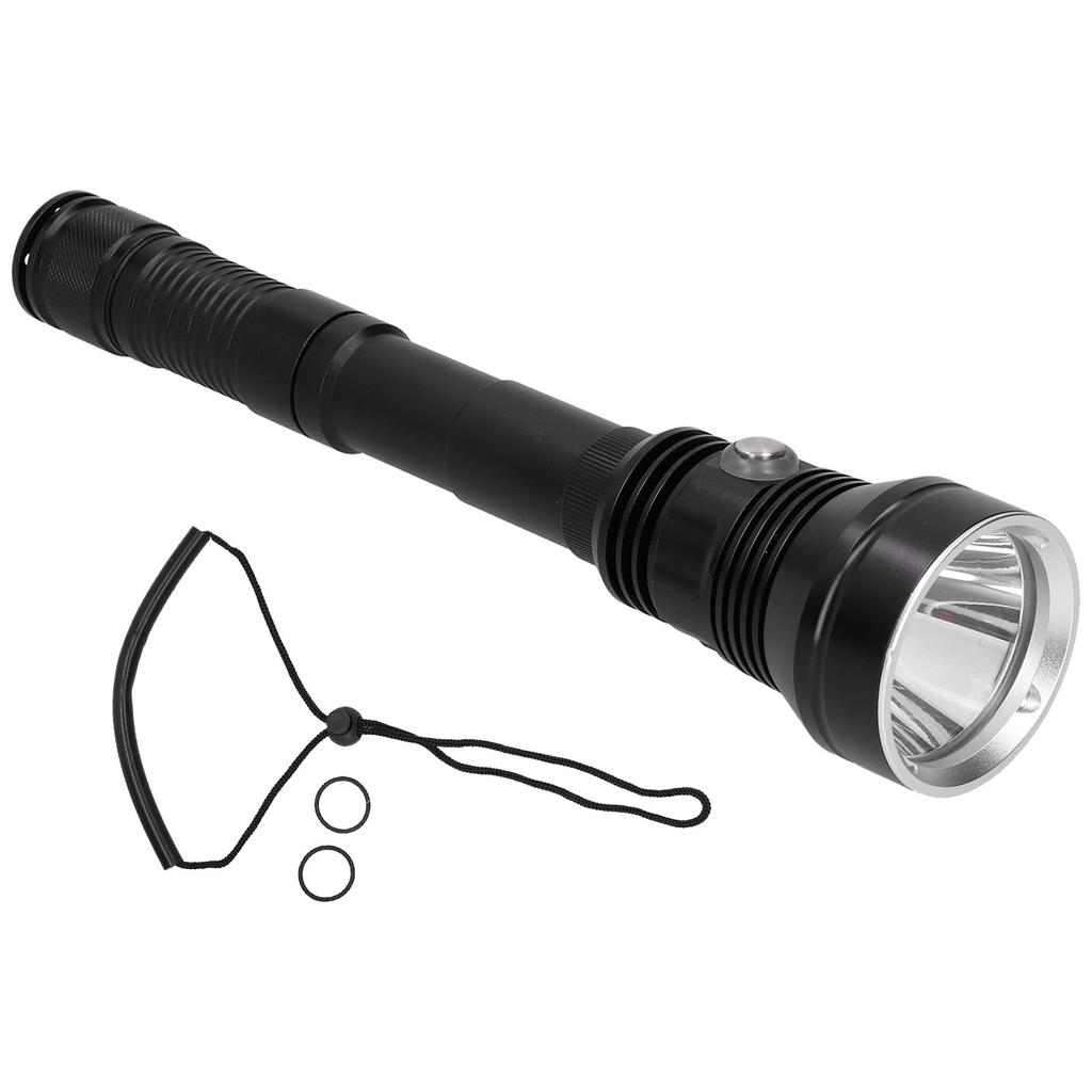 Diving Flashlight IPX8 Waterproof 80M Underwater Torch 8000LM LED Strong Light Dive Light