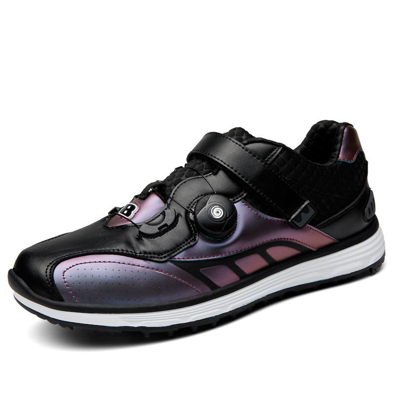 Professional golf shoes spring and summer new rotating button shoelaces slippery fashion grass training shoes men