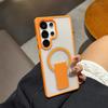 The New Model Is Suitable for Samsung S26ultra Anti-drop Mobile Phone Case S25 Invisible Bracket, Transparent S24 All-inclusive Protective Case.