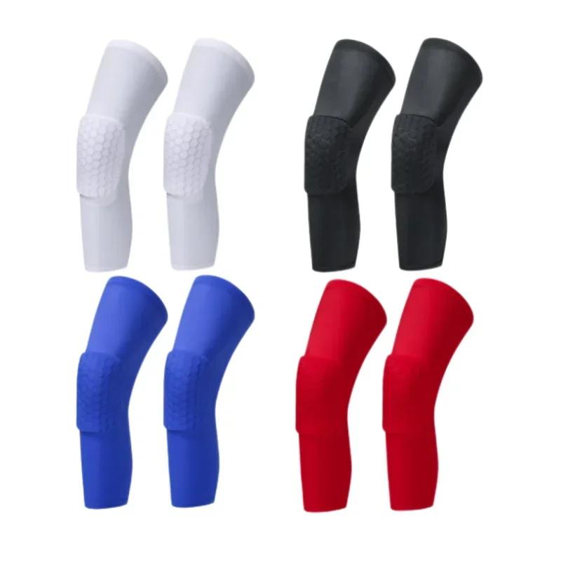 Basketball Volleyball Knee Pads Honeycomb Foam Support Compression Leg Sleeve Knee Brace Support Sport Kneepad Fitness Equipmet