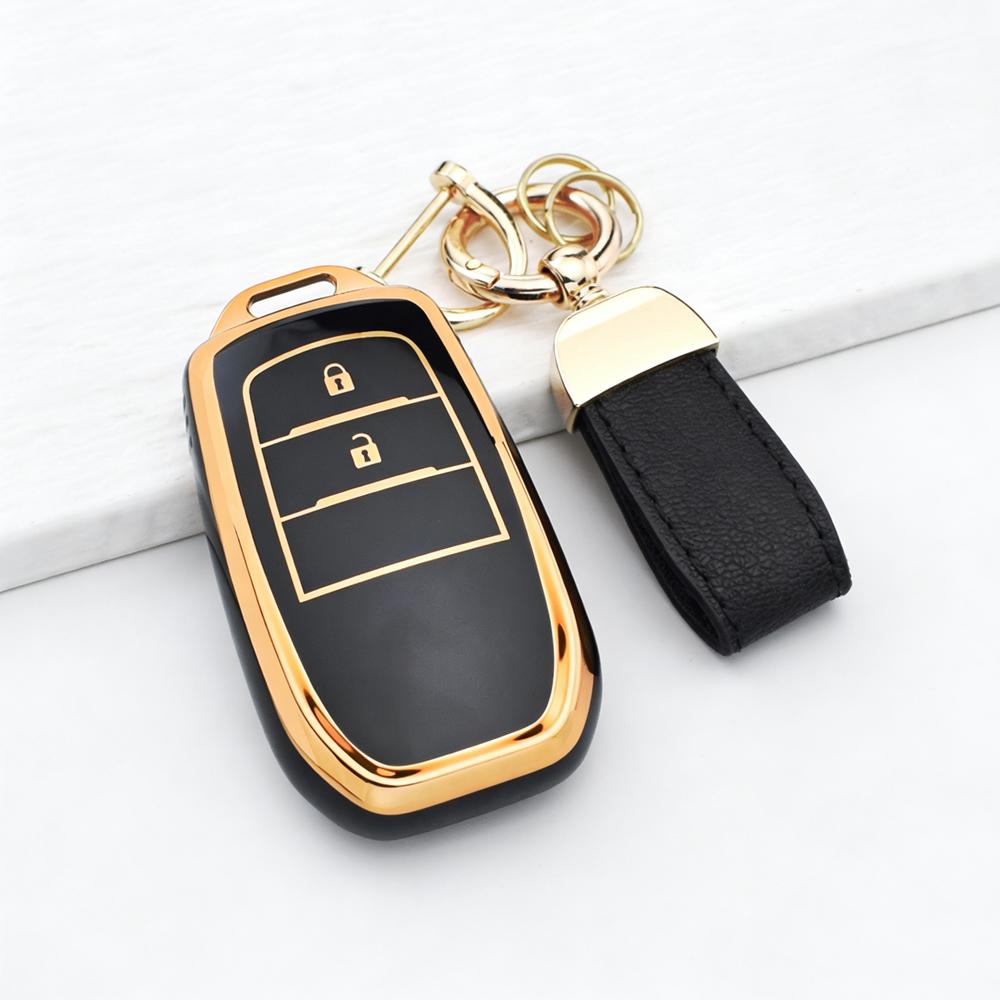 TPU Anti-Scratch Remote Car Key Case Cover for Toyota CHR Hilux Fortuner Land Cruiser 200 Camry Corolla Crown RAV4 Highland