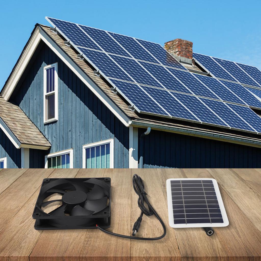 159x94mm Solar Panel Fan USB Output Port Waterproof And Weather-resistant Compact And Portable EVA Lamination Process For RVs