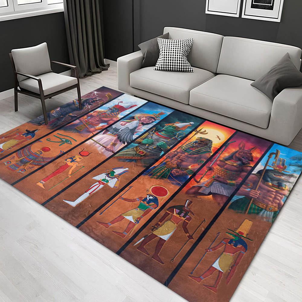 

1pc 1185566218Pattern Carpet, Area Rug For Living Room Bedroom Room Bed Chair Laundry Entryway Corridor Yard Non-slip Outdoor Camping Rug Fl 60cm by 90cm