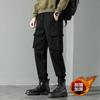 Overalls men's clothing autumn and winter new Korean version of trendy brand multi-pocket leggings large size loose ruffian handsome casual pants