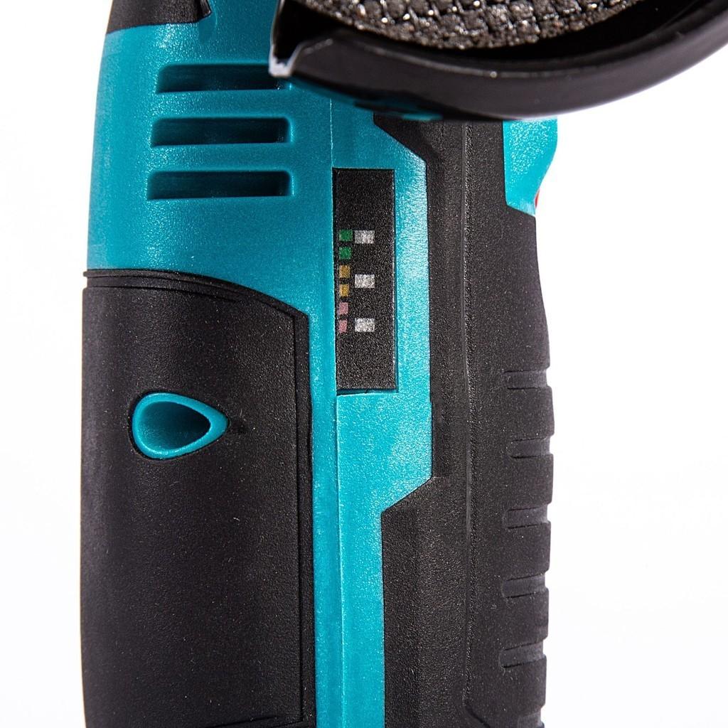 Portable Electric Angle Grinder Household Rechargeable Cutting Machine Polishing Power Tool Blue Mini Handheld Polishing Machine