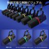 ZealSound Gaming Microphone and Arm Stand Kit Cardioid PC Microphone Mute Button RGB Illumination Switch Volume Control Headphone Jack PlayStation