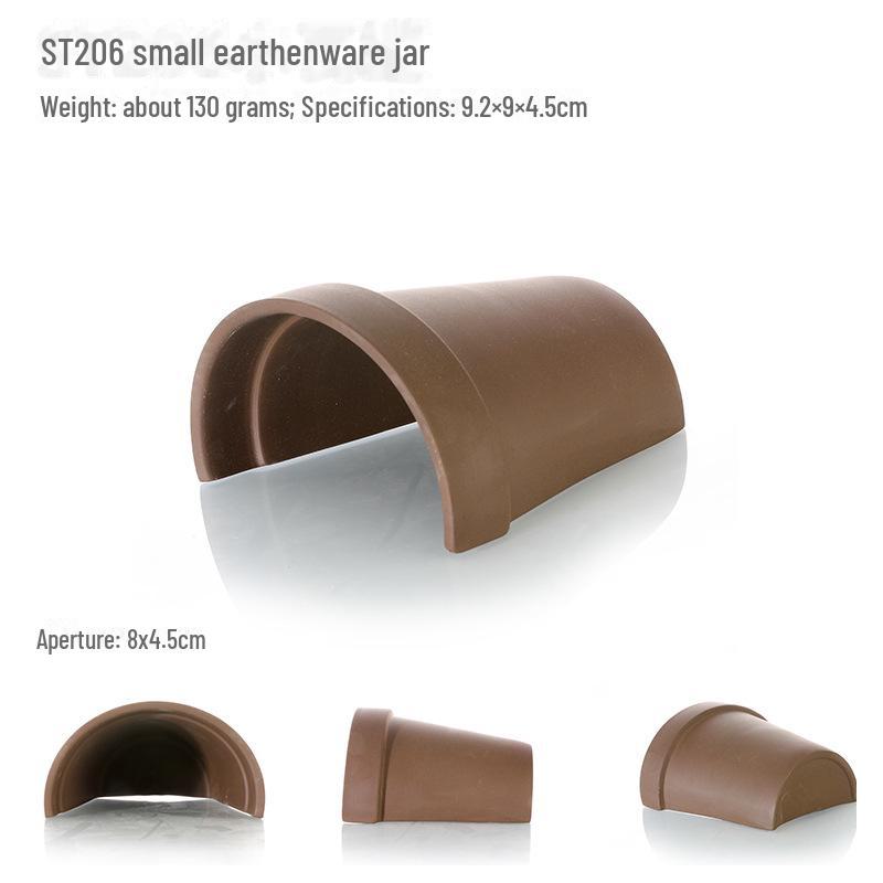 Purple Sand Ceramic Fish Tank Decor - Large, Medium & Small Rock Tiles