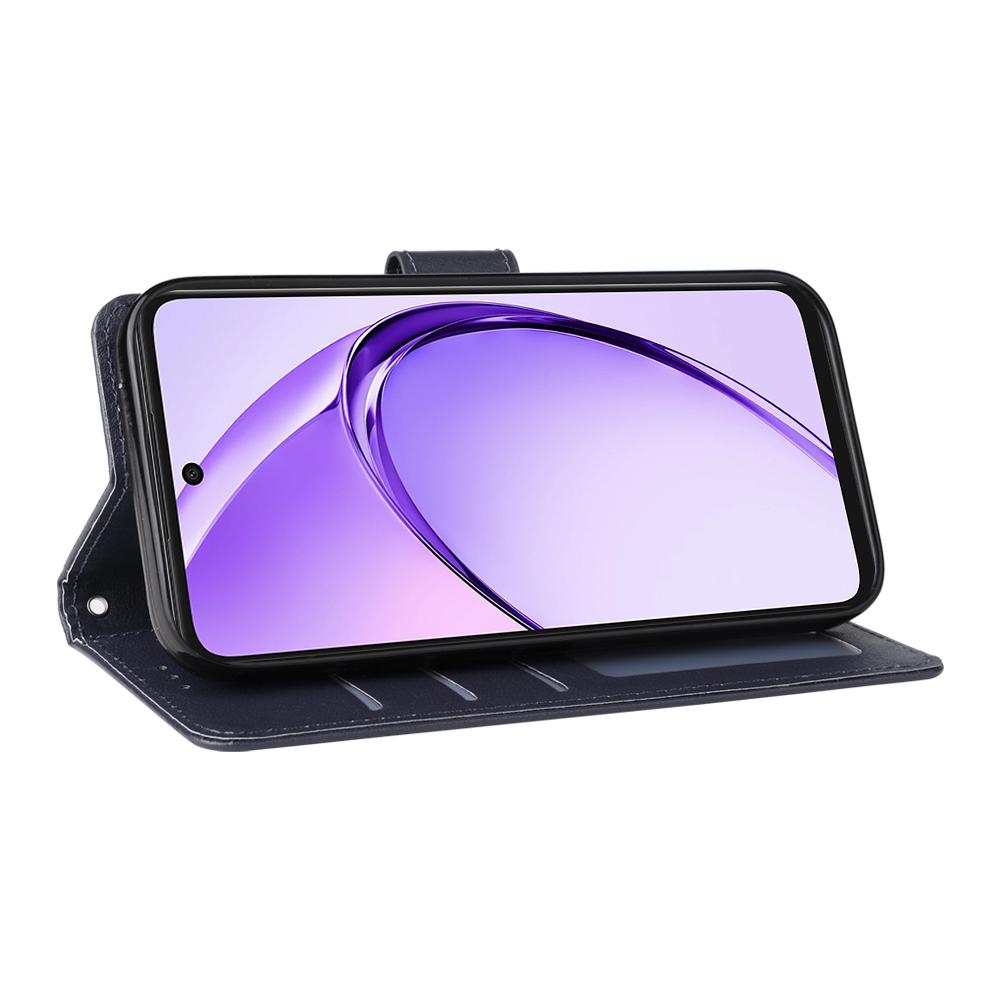 Phone Case For Oppo A5 Pro 5G (Global)/4G (Global)/A5 Energy 5G (China) , Wallet Stand View PU Leather Cover with Wrist Strap