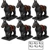 Medieval Military Building Blocks Cavalry Army Horse Animal Elephant Camel Wolf Crocodile Brick Toy Accessories S003