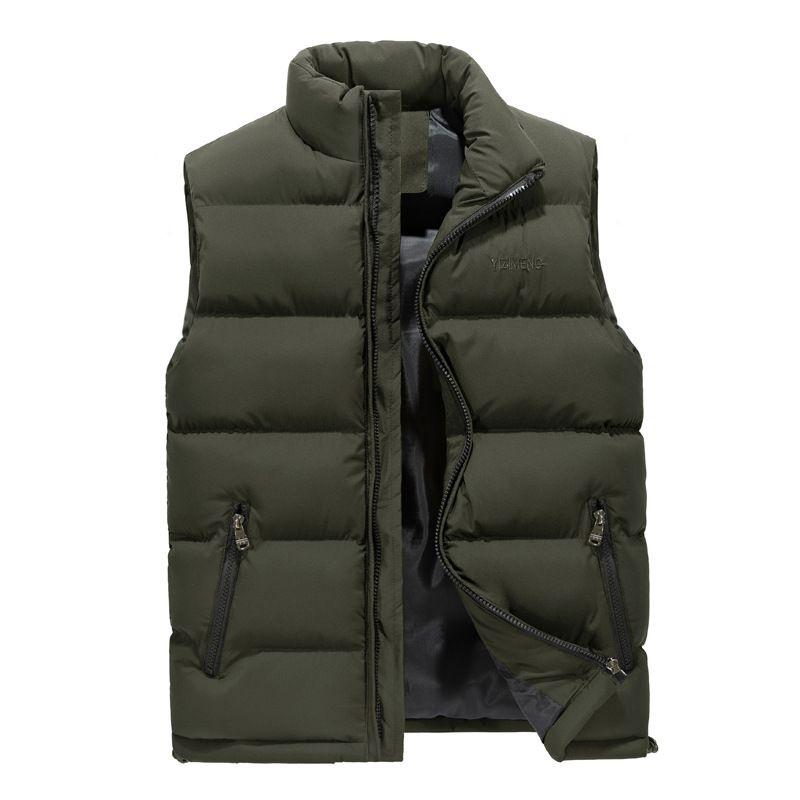 Winter Down Mens Vest Body Warmer Warm Sleeveless Padded Jacket Coat New