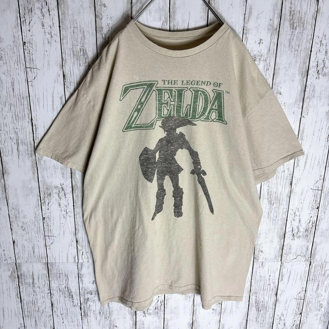 

The Legend of Zelda Official Vintage Beige Cotton T-Shirt XL Japan Gamer Tee S
