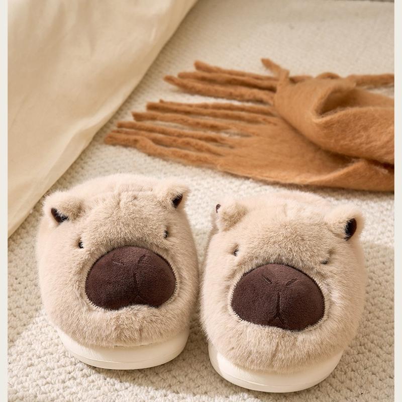 

Милі бавовняні капці Домашні жіночі домашні вовняні капці Домашнє бавовняне взуття Домашні капці Капібара 36-37