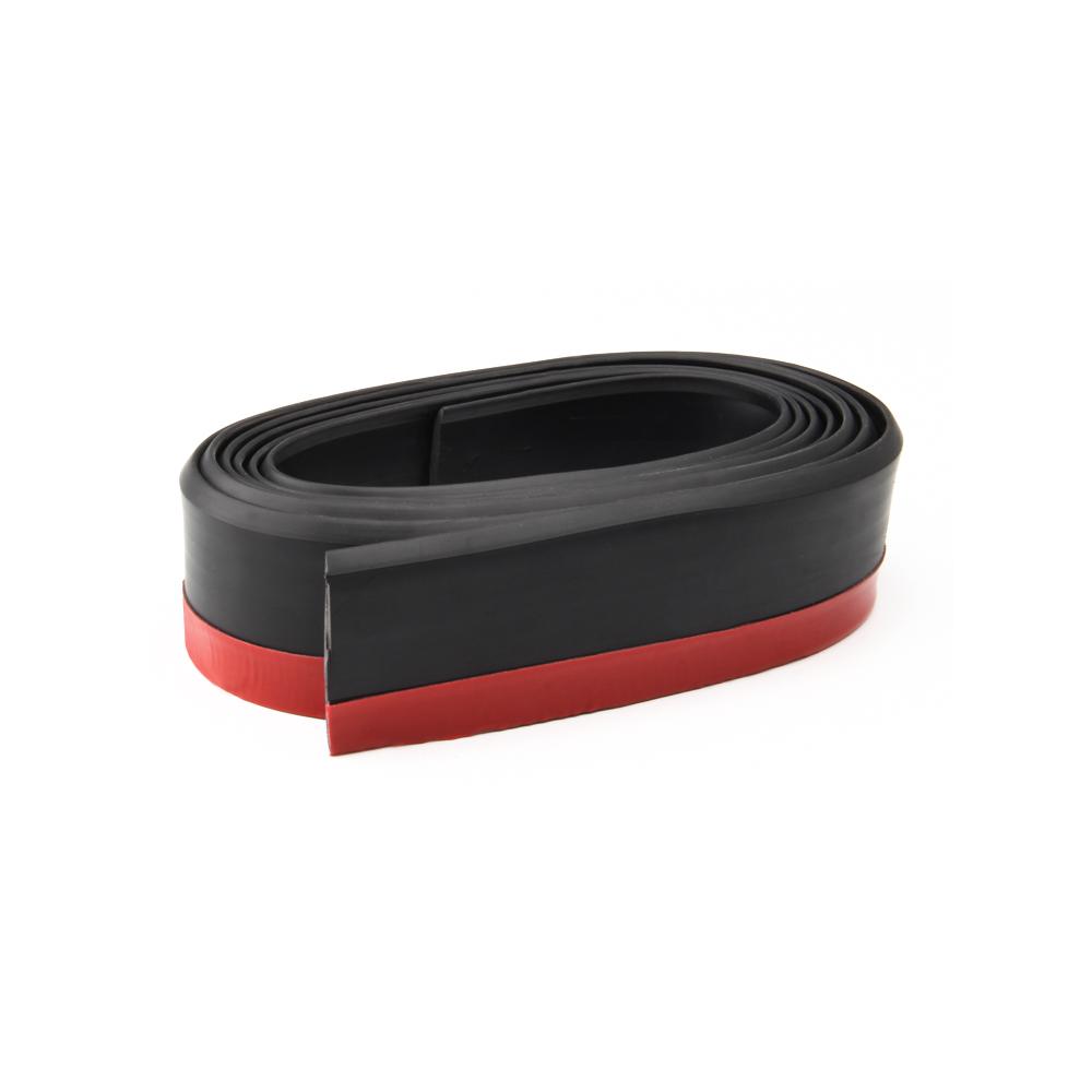 

2.5M резиновый защитный кожух переднего бампера автомобиля универсальный протектор бампера из углеродного волокна резиновые защитные кожухи переднего бампера автомобиля чёрный