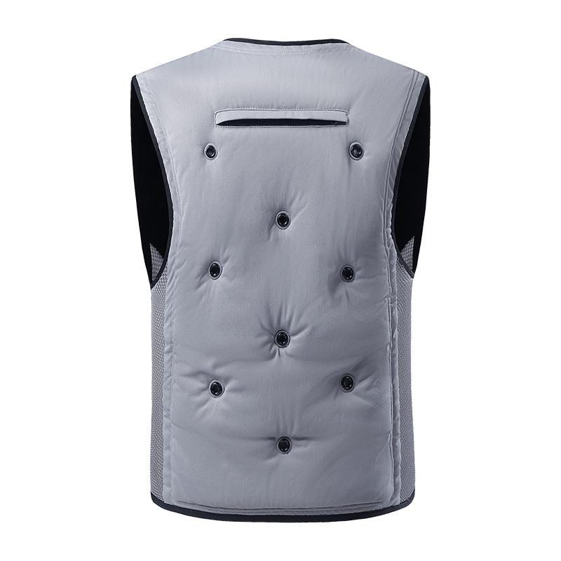 Abbigliamento Rinfrescante Raffreddato ad Acqua, Abbigliamento Climatizzato, Gilet, Abbigliamento per Coppia, Lavoratori di Cantieri Edili all'Aperto, Gilet Parasole, Abbigliamento da Lavoro
