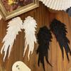Fairy Feather Embroidery Edge Clip Sweet Wings Hairpin Creative Wing Headdress Girl