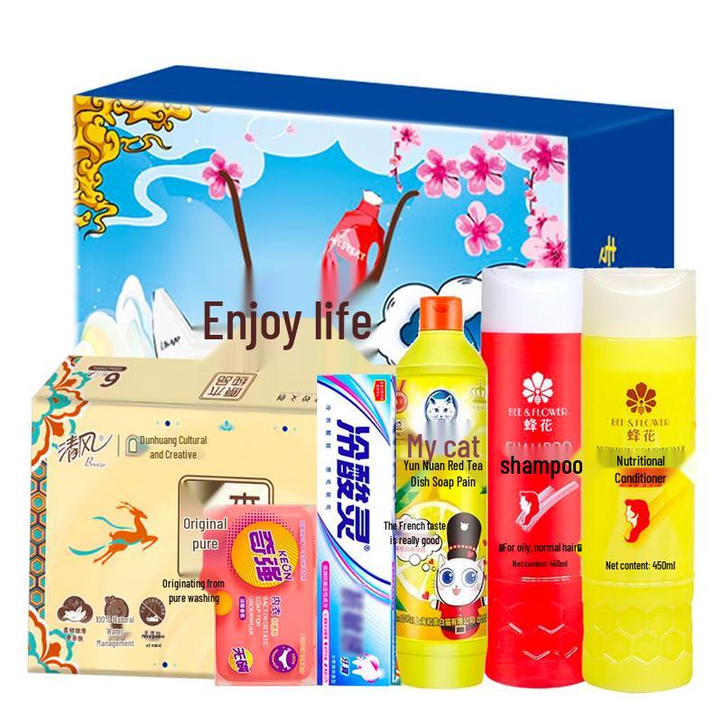 BEE&FLOWER Enjoy Life Hair Care & Cleaning Gift Set