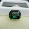 7.70 Ct Natural Green Sapphire Emerald Cut Loose Gemstone CERTIFIED M-70-Ra