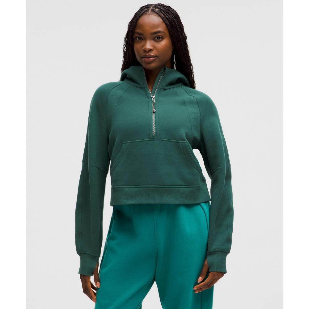 

Lululemon Scuba Oversized Half Zip Hoodie Storm Teal XS/S