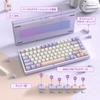 ATTACK SHARK X75 Gaming Mechanical Gasketed Electrophoretic MX Custom Lubricated Crystalline PBT 5000mAh Windows Compatibility Twilight Purple