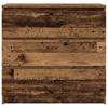 Sideboard with Rustic Wood Look 80 x 35 x 76 cm Engineered Wood