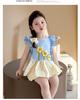 Girls' Summer Dress Set 2026 New Style Children's Summer Fashionable Thin Style Little Girl Baby Shorts Very Beautiful