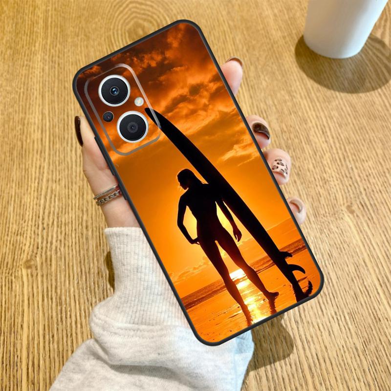 Surfer Surf Hang Loose Shak Funda For OPPO Reno 12F 11F 13F 14F 8T 8 Lite 10 11 12 13 14 OPPO Find X8 X6 X5 X9 Pro Case