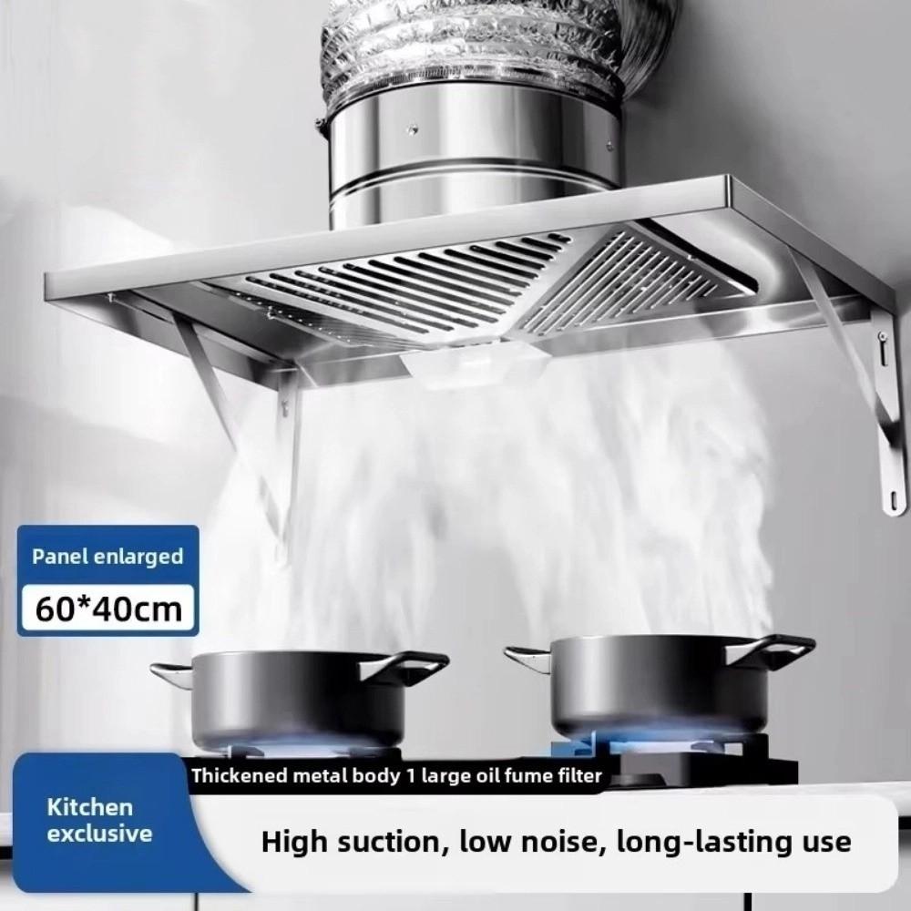 12inch Range Hoods 220V Powerful Oil Fume Extractor New Exhaust Fan  For Rental Homes