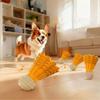 Dog Treat Toy Fun Badminton Shape Bouncing Teether With Bell Dog Food Toy For Travel Pool Park Yard Bedroom Garden Indoor