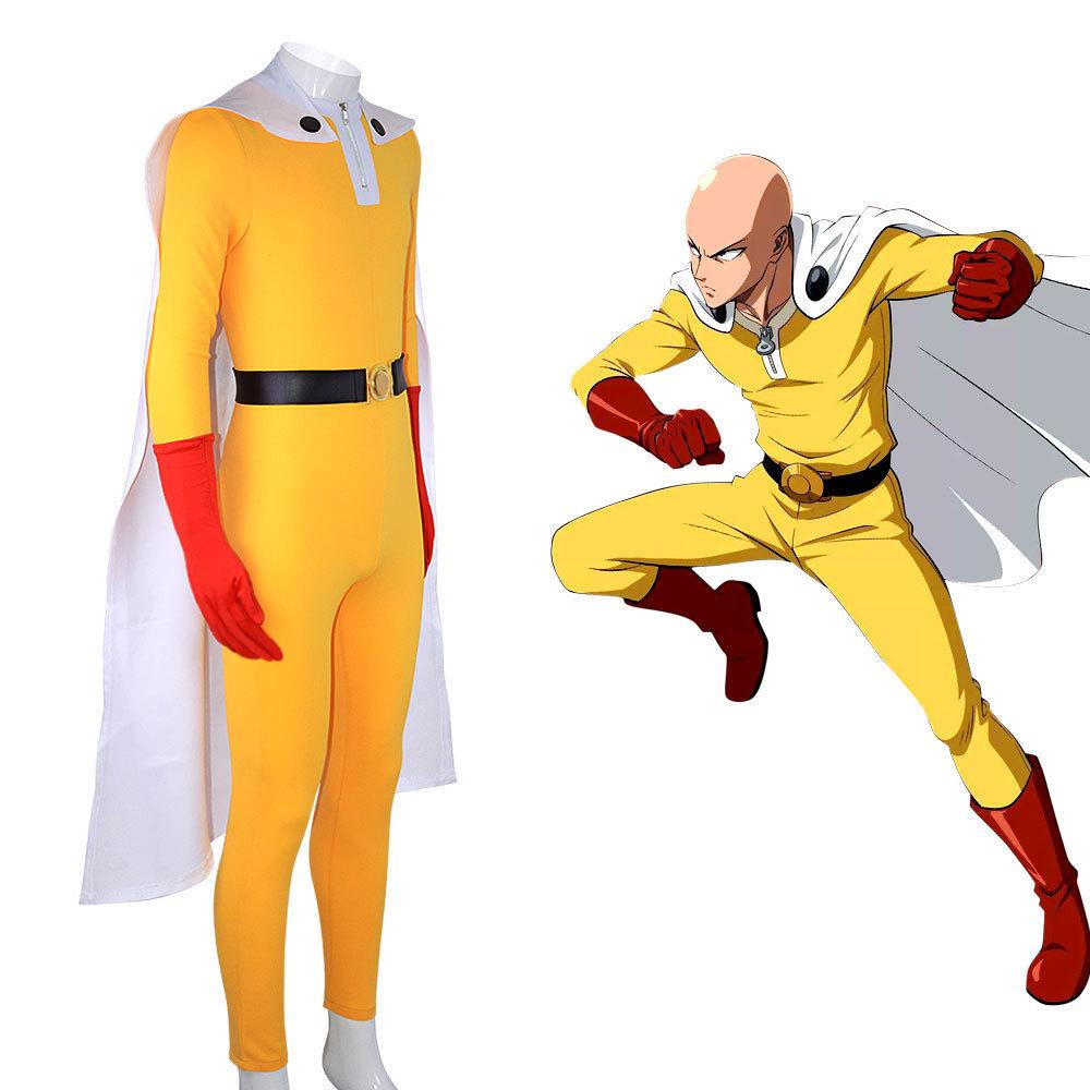 Costume Cosplay di One Punch Man Opm per Role Play Anime in Tessuto di Poliestere per Fan