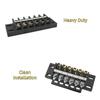Dual Terminal Blocks – 2 Sets of 2/4/6-Position Strips with Jumpers & Connectors for Enhanced Electrical Wiring and Power Distribution
