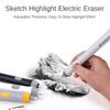 Electric Rubber Eraser Sketch Adjustable School Office Supplies Art Drawing Automatic Learning Pretty Stationery Funny Erasers
