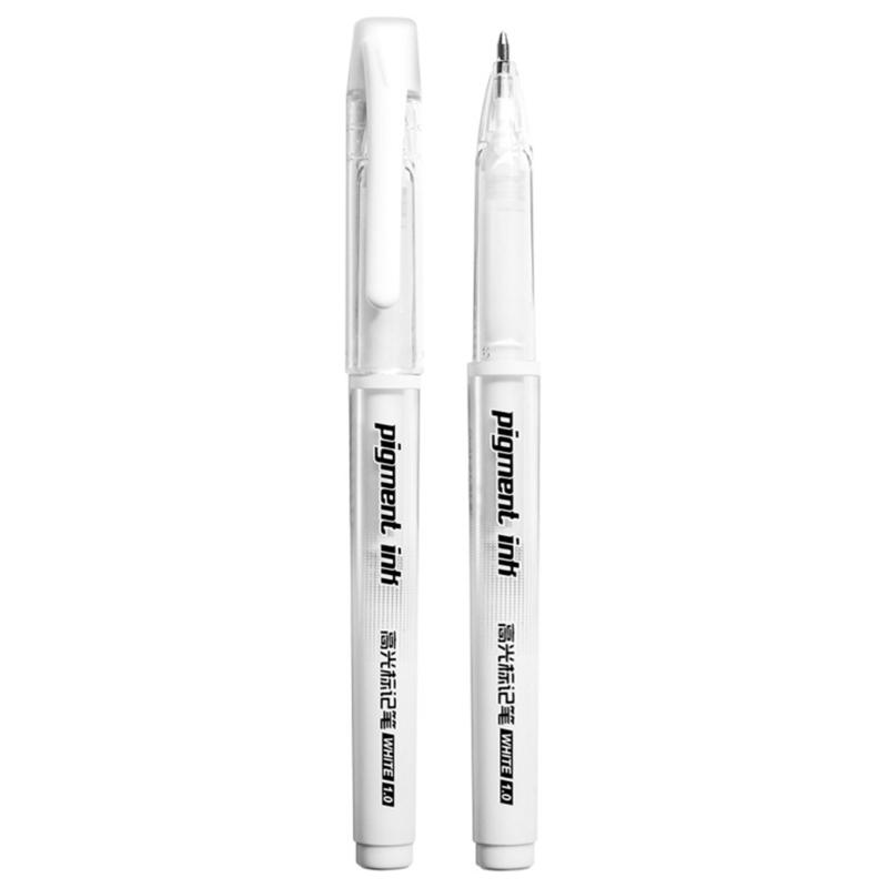 Highlighter Gelstift 1mm Feiner Liner Stift Kunst Zeichenstift Weiß Silber oder Golden Für Künstler Anfänger Student Kunst Zeichnung