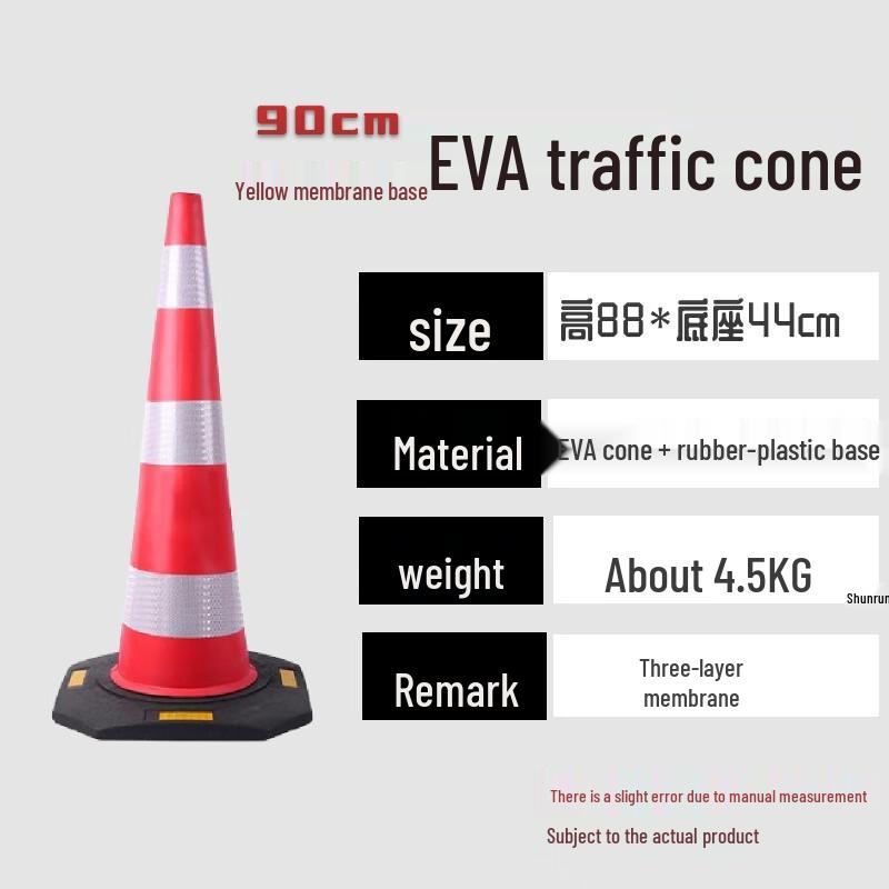 OEING 90cm EVA Traffic Safety Cone