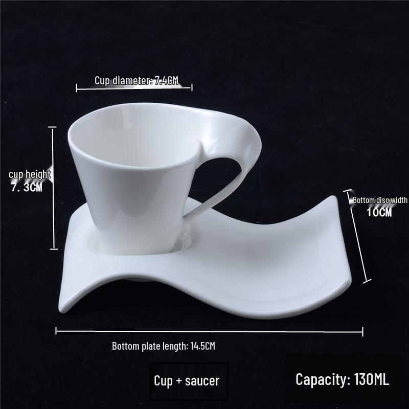 European Ceramic Espresso Cup Set: Creative Solid Color Coffee & Milk Mugs for Couples