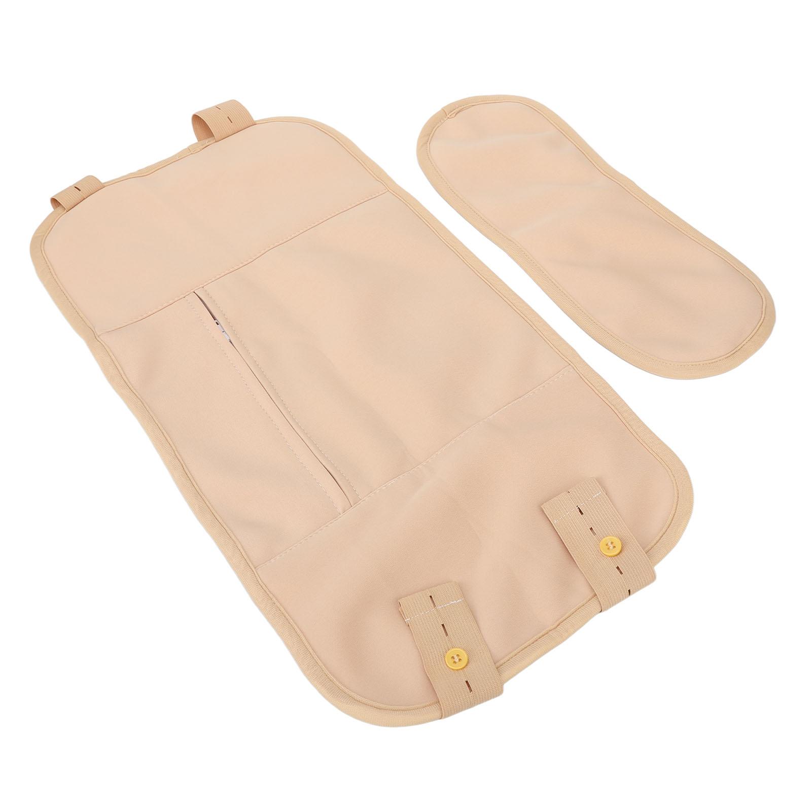 

Набор для касторового масла, многоразовый мягкий регулируемый касторовый масляный бандаж для шеи и талии от бессонницы и печени