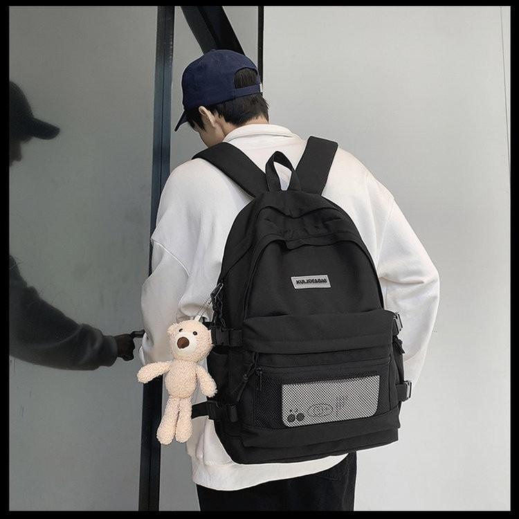 Schoolbag Korean version Japanese ins junior high school high school college student schoolbag large capacity simple casual versatile travel backpack